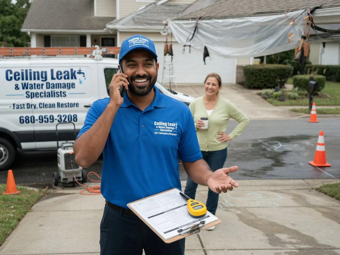 Ceiling Leak Cleanup Wyandotte, MI FAQs